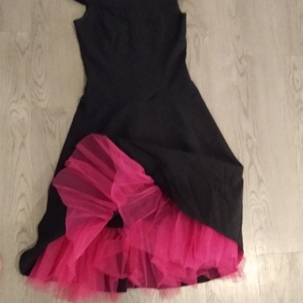Vintage Dress with hot pink crinoline